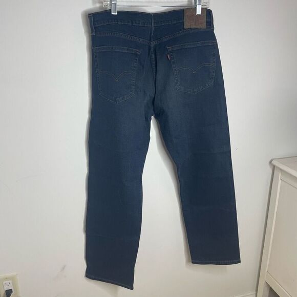 NEW Men's Levi's 505 Regular Fit Straight Leg Jeans Medium Wash 36x30 Thigh - Picture 4 of 7
